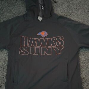 Dark Grey Hawks SUNY Hoodie